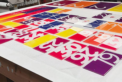 acrylic office signs maker weston super mare