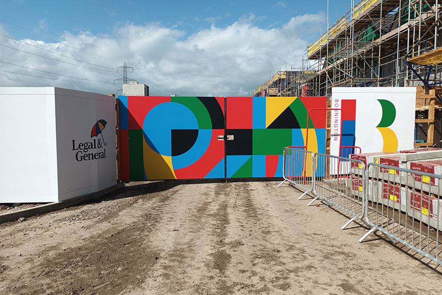 super glossy hoarding panels bristol