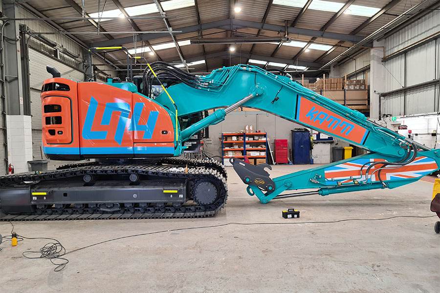 excavator wrap company avonmouth