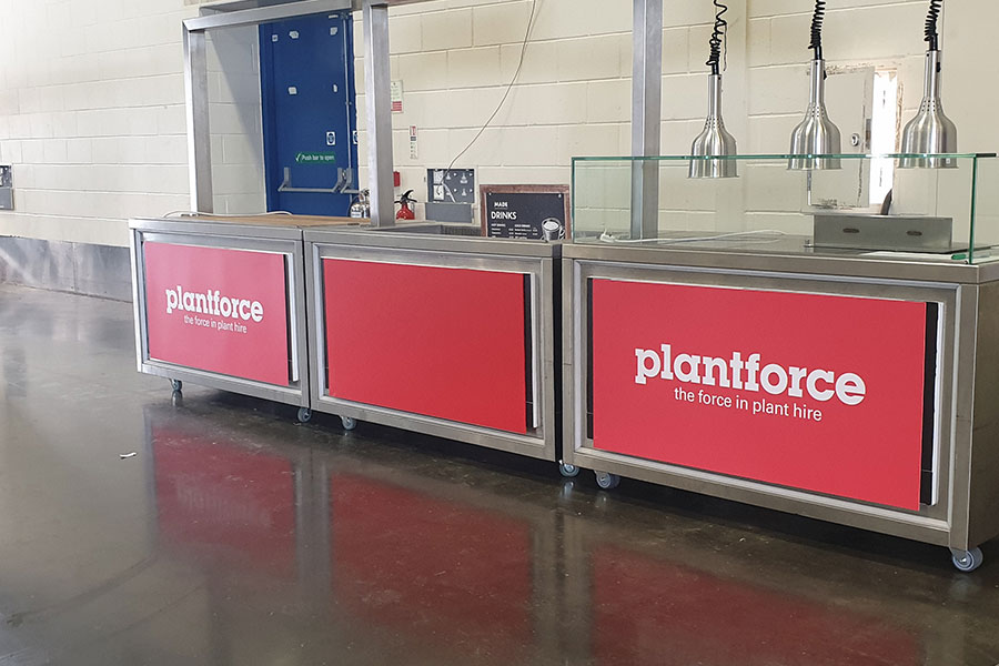 printed event signs bath
